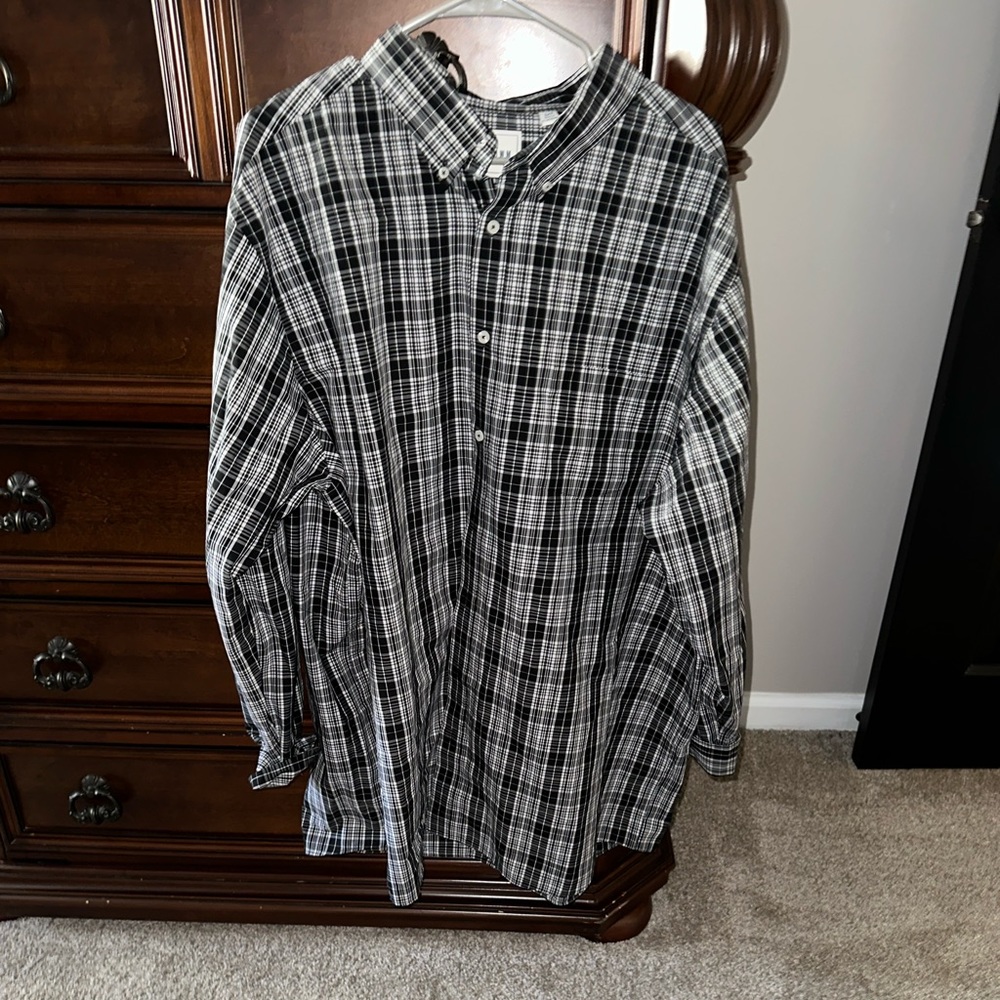Plaid Button Down - image 1